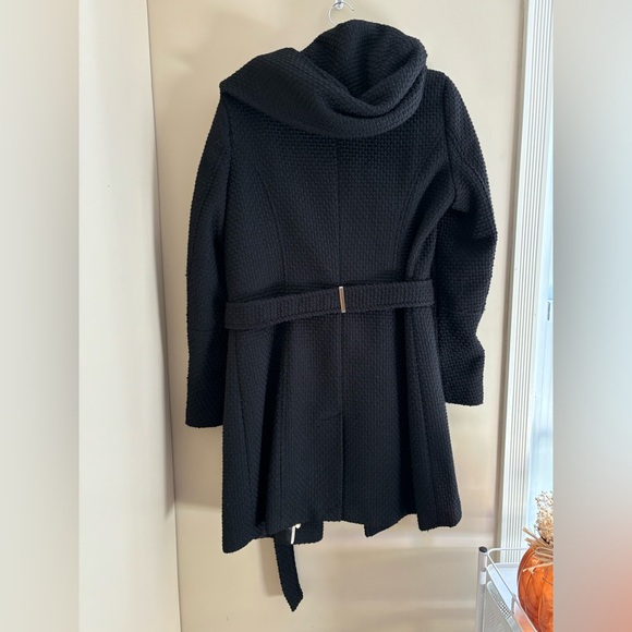 {Calvin Klein} black belted jacket rn#54163 new with tags women's size small - Picture 8 of 14